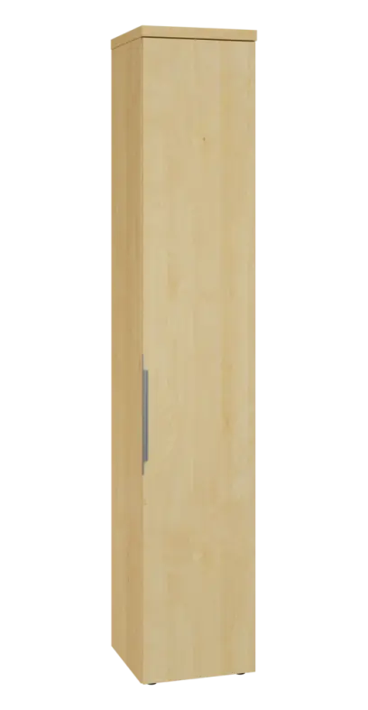 SIN 6 - 4D kancelářská skříň, 1-dveřová, pravá, 2170x400x400, javor horský